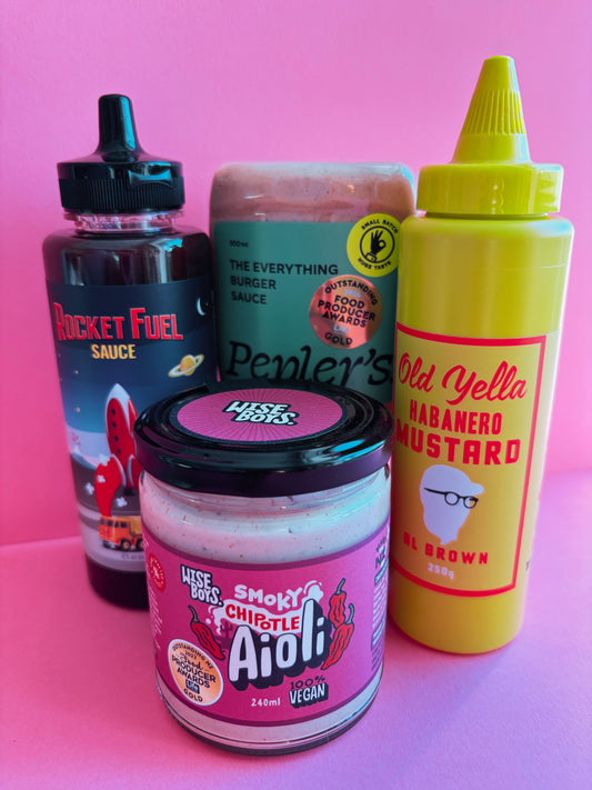 All the sauces